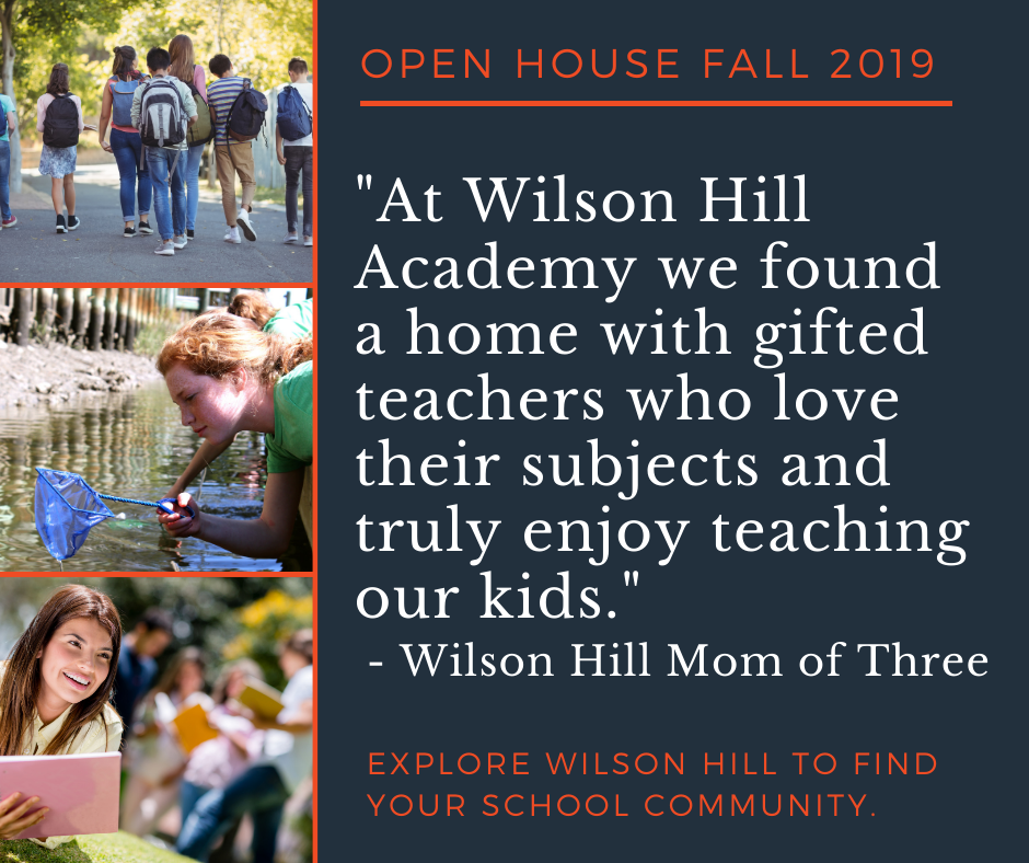 Wilson Hill Open House is on November 7 at 8PM ET.